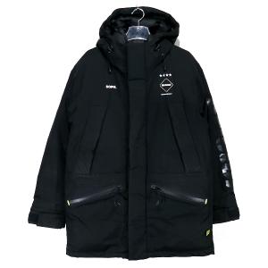 F.C.R.B. エフシーアールビー 18AW DOWN BENCH COAT FCRB-189043 ダウン ベンチ コート ブラック ジャケット｜nanainternational