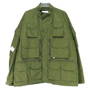 WTAPS ダブルタップス 20AW MODULAR/JACKET/NYCO.TUSSAH 202BRDT-JKM01  モジュラー ジャケット オリーブドラブ｜nanainternational