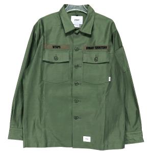 WTAPS ダブルタップス 20AW BUDS/LS/COTTON. SATIN 202BRDT-SHM01 