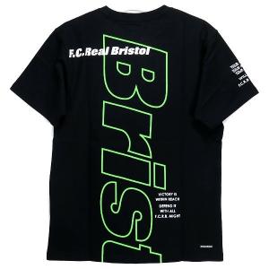 エフシーレアルブリストル F.C.Real Bristol Tシャツ 19AW BIG LOGO SUPPORTER TEE  FCRB-192063 ビッグロゴ サポーター Tシャツ ブラック F.C.R.B.｜nanainternational