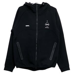 エフシーレアルブリストル F.C.Real Bristol トップス 21SS VENTILATION HOODIE FCRB-210020 ベンチレーション フーディー ブラック パーカー｜nanainternational