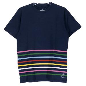 uniform experiment ユニフォームエクスペリメント 14SS COLOR CHART BORDER TEE UE-140085 カラーチャート ボーダー Tシャツ ネイビー 紺｜nanainternational