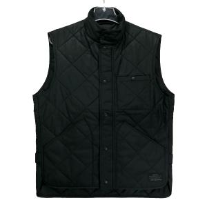 uniform experiment ユニフォームエクスペリメント 16AW QUILTING VEST UE-167051 キルティング ベスト ブラック 黒 トップス｜nanainternational