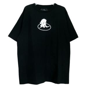 uniform experiment ユニフォームエクスペリメント 22SS FRAGMENT:UNICO/WIDE TEE (FRONT UNICO) フラグメント ユニコ ワイド Tシャツ ブラック｜nanainternational