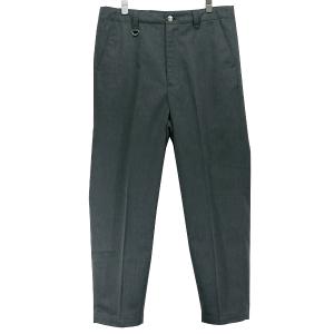 uniform experiment ユニフォーム エクスペリメント 21AW WASHED TAPERED CHINO UE-212023 ウォッシュド テーパード チノ グレー パンツ｜nanainternational