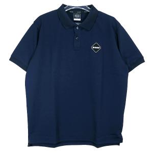 F.C.Real Bristol エフシーレアルブリストル 22SS EMBLEM POLO FCRB-220076 エンブレム ポロシャツ ショートスリーブ ネイビー F.C.R.B.｜nanainternational