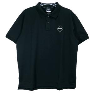 F.C.Real Bristol エフシーレアルブリストル 22SS EMBLEM POLO FCRB-220076 エンブレム ポロシャツ ブラック ショートスリーブ F.C.R.B.｜nanainternational