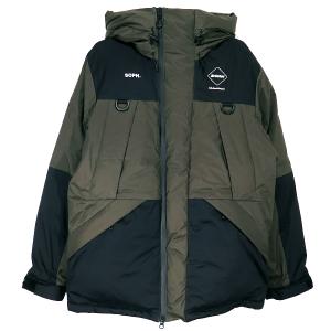 F.C.Real Bristol エフシーレアルブリストル 21AW DOWN BENCH PARKA FCRB-212028  ダウン ベンチ パーカー カーキ アウター ジャケット F.C.R.B.｜nanainternational