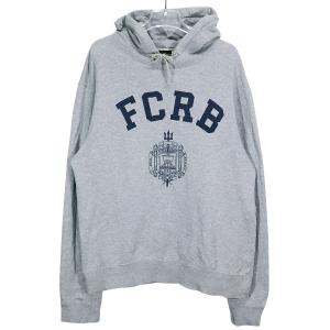 F.C.Real Bristol エフシーレアルブリストル 18AW ACADEMY PULL OVER SWEAT HOODY FCRB-189068 アカデミー プルオーバー フーディー グレー パーカー F.C.R.B.｜nanainternational