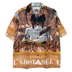 WACKO MARIA ワコマリア x GHOST IN THE SHELL/攻殻機動隊 HAWAIIAN SHIRT ゴースト イン ザ シェル こうかくきどうたい ハワイアン シャツ｜nanainternational