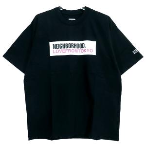 NEIGHBORHOOD ネイバーフッド 23SS NH 231 SPOT.TEE SS-2 231PCNH-ST04S スポット Tシャツ ショートスリーブ 半袖 カットソー ブラック ピンク｜nanainternational