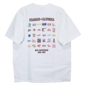 STANDARD CALIFORNIA スタンダード カリフォルニア SD 20th ANNIVERSARY TEE 20周年 記念 Tシャツ ホワイト 白｜nanainternational