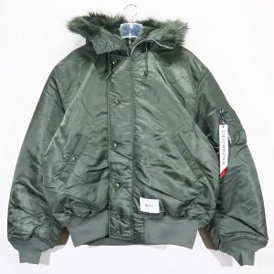 WTAPS ダブルタップス 23AW N-2B CORE SPEC/JACKET/NYLON.TWILL.ALPHA INDUSTRIES コア スペック ジャケット アルファ インダストリーズ ナイロン ツイル｜nanainternational