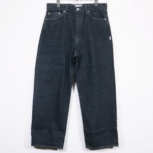 WTAPS ダブルタップス 22AW BLUES STRAIGHT/TROUSERS/COTTON.DENIM 222WVDT-PTM08 ブルース ストレート トラウザーズ コットン デニム パンツ ブラック｜nanainternational