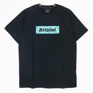 F.C.Real Bristol エフシーレアルブリストル 23SS BOX LOGO TEE FCRB-230074 ボックス ロゴ Tシャツ ブラック F.C.R.B. ショートスリーブ カットソー｜nanainternational