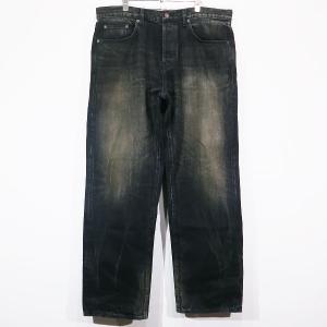 SUPREME シュプリーム 23AW DISTRESSED LOOSE FIT SELVEDGE JEAN ディストレスト ルーズ フィット セルビッジ ジーンズ ブラック デニム パンツ ボトムス｜nanainternational