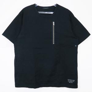 UNDERCOVER アンダーカバー ZIP POCKET T-SHIRT UCY4804 ブラック ジップ ポケット Tシャツ｜nanainternational