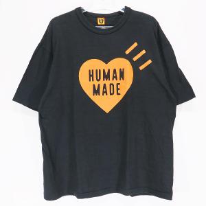 HUMAN MADE ヒューマンメイド HEART T-SHIRT ハート ショートスリーブ Tシャツ ブラック オレンジ｜nanainternational