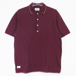 WTAPS ダブルタップス 10AW CHIEF S/S/SHIRTS.POLO.CTN 102ATDT-CSM09 チーフ ショートスリーブ シャツ ポロ コットン バーガンディ 半袖｜nanainternational