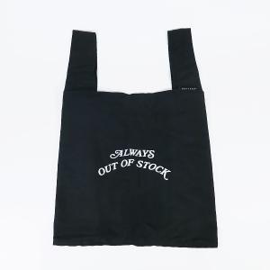 ALWAYS OUT OF STOCK オールウェイズアウトオブストック  BASIC LOGO SMART BAG ベーシックロゴ スマート バッグ ブラック｜nanainternational