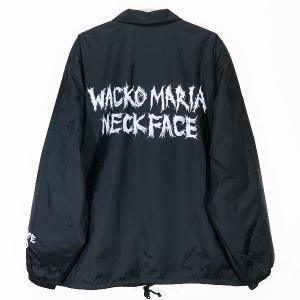 WACKO MARIA ワコマリア x NECKFACE ネックフェイス COACH JACKET NECKFACE-WM-BL18 コーチ ジャケット ブラック アウター｜nanainternational