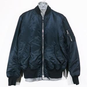 uniform experiment ユニフォームエクスペリメント 18AW REVERSIBLE MA-1 UE-189004 リバーシブル MA-1 テーラード ブラック ジャケット アウター｜nanainternational