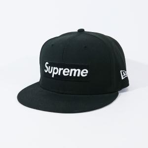 SUPREME シュプリーム 22AW MONEY BOX LOGO NEW ERA CAP マネー ボックス ロゴ ニューエラ キャップ ブラック 帽子