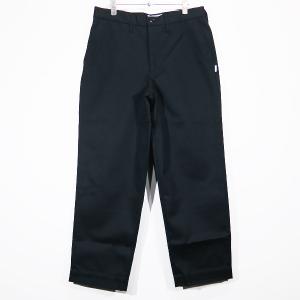 WTAPS ダブルタップス 22SS CREASE/TROUSERS/COPO.TWILL 221BRDT-PTM05 クリース トラウザーズ ツイル ブラック パンツ ボトムス｜nanainternational