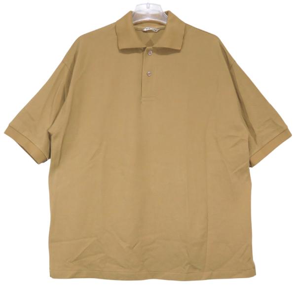 AURALEE オーラリー PIMA COTTON HEAVY PIQUE POLO  A25SP0...