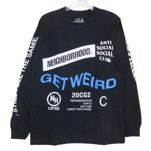 NEIGHBORHOOD ネイバーフッド x Anti Social Social Club アンチソーシャルソーシャルクラブ 20AW ASSC-2/C-TEE.LS ロングスリーブ Tシャツ ロンT サイズS 黒