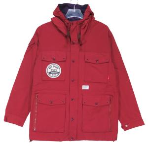WTAPS ダブルタップス 11AW PARASMOCK/JACKET.NYCO.GROSGRAIN.60/40 112LTDT-JKM06 パラスモック ジャケット ナイロン コットン レッド サイズ1(S)