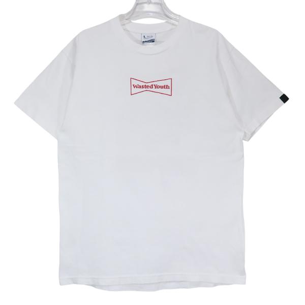 Wasted Youth ウェイステッド ユース x PLOOM プルーム TEE Tシャツ ホワイ...
