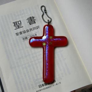 ステンドグラス 建物パネル（ミニ）・鉛線方式 （赤いチューリップ