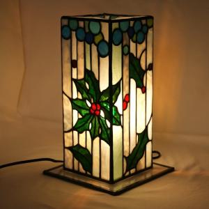 ティファニーランプ・チューリップ 14インチ : ステンドグラス七色