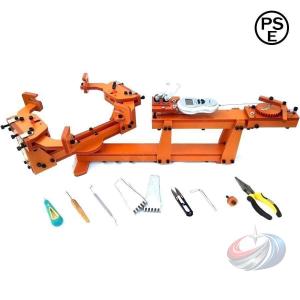 テーブル ハンドル式ガット張り機バドミントン テニス 兼用 ストリングマシン 60LB 晟恒中馳 バドミントンストリングマシン 手動 省スペース リビング