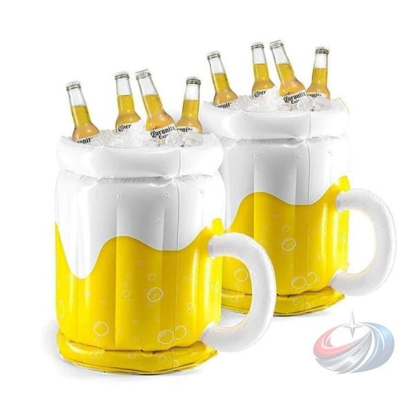 屋外プールパーティー用品 ビールジョッキクーラー PVCインフレータブルアイスバケット 晟恒中馳 バ...