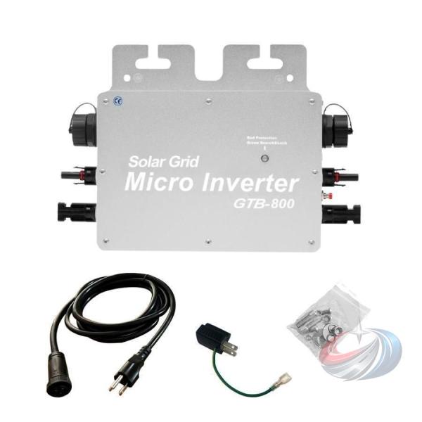工事不要で太陽光発電 プラグインソーラー 800W マイクロインバーター ソーラーパネル無 晟恒中馳...
