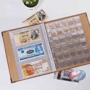 コレクションホルダー 整理整頓 紙幣整理 記念硬貨 省スペース 収集 お金 紙幣 バインダー式 晟恒中馳 コレクションケース コイン 保管 古銭 大容量 お札