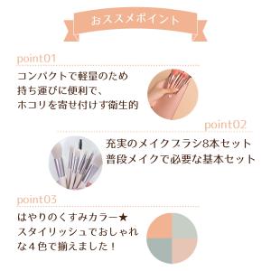 メイクブラシ セット 化粧ブラシ ブラシ 収納...の詳細画像2