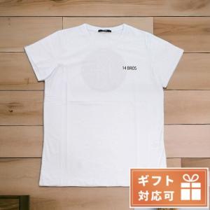 フォーティーンブロ ブランド 半袖Tシャツ カットソー メンズ Tシャツ 14BROS コットン100% 12679A3062B16 BIANCO ホワイト ファッション 選べるモデル おしゃれ｜nanaple-ya