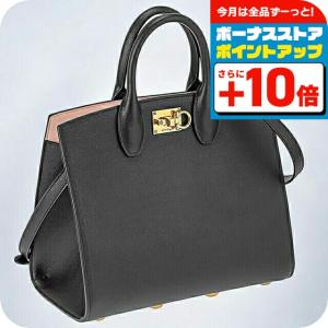 フェラガモ ハンドバッグ レディース ブランド Ferragamo 210398CALF NE BO 740 941 ブラック/ピンク
