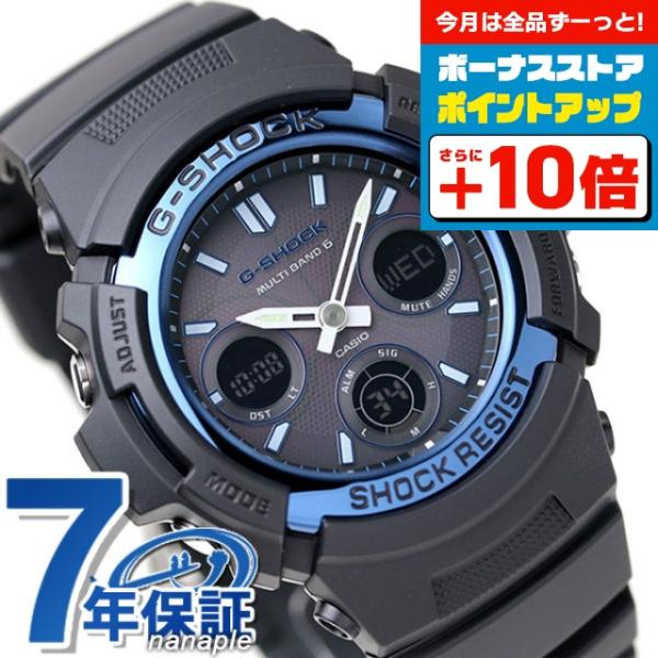 gショック ジーショック G-SHOCK 電波 ソーラー AWG-M100A-1AER アナデジ 腕...