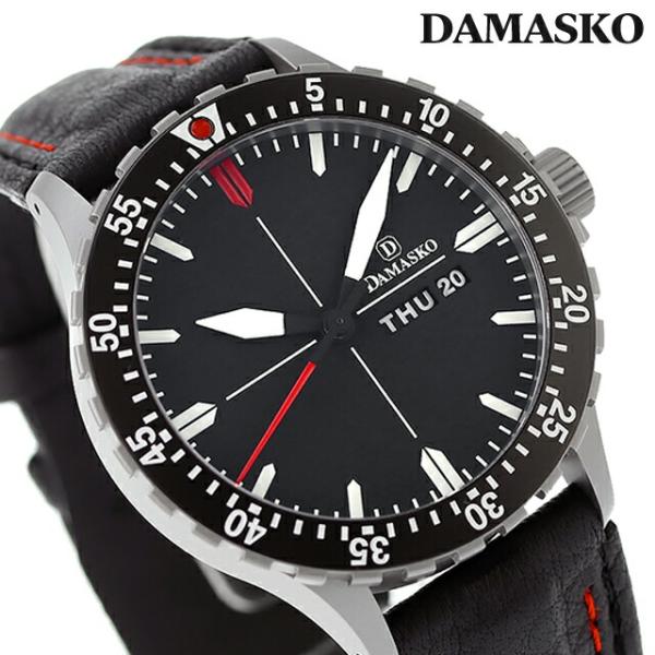 ダマスコ スリーハンド 回転ベゼル 自動巻き 腕時計 ブランド メンズ DAMASKO DA44 L...