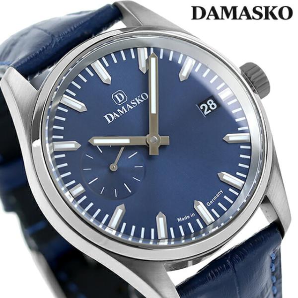 ダマスコ エレガント 手巻き 腕時計 ブランド メンズ DAMASKO DK105 BL アナログ ...