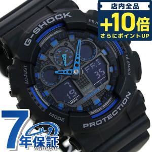 4/25はさらに+20倍 gショック ジーショック G-SHOCK STANDARD ブラック ブルー GA-100-1A2DR カシオ 腕時計 ブランド メンズ