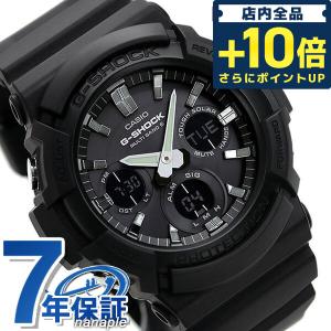 4/29はさらに+21倍 gショック ジーショック G-SHOCK 電波ソーラー メンズ 腕時計 ブランド GAW-100B-1AER オールブラック カシオ