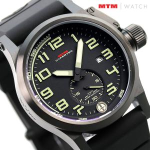 MTM エムティーエム 時計 ハイパーテック クロノ1 44mm メンズ 腕時計 ブランド HC1-SB4-BKLM-BR2B-A MTM HYPERTEC CHRONO 1｜nanaple-ya