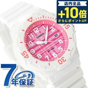 5/26はさらに+21倍 カシオ CASIO LRW-200H-4CV チプカシ 海外モデル メンズ レディース 腕時計 ブランド カシオ casio ピンク ホワイト 白｜nanaple-ya