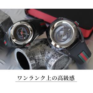 グッチ シンク クオーツ 腕時計 ブランド メ...の詳細画像1