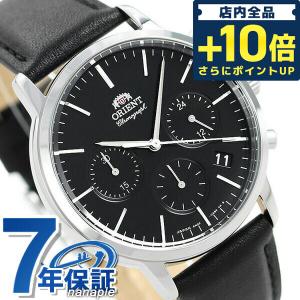 当店ならさらに+10倍 オリエント 腕時計 クロノグラフ 日本製 メンズ 腕時計 RN-KV0303B ORIENT ブラック｜nanaple-ya